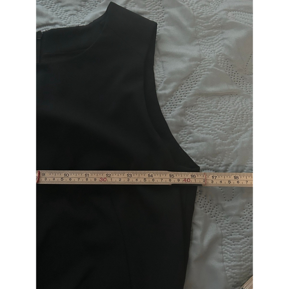 Massimo Dutti Black Sleeveless Sheath Dress Women’s Small Knee Length - Picture 10 of 12